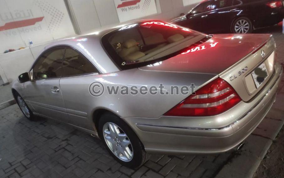 Mercedes CL500 model 2002  2