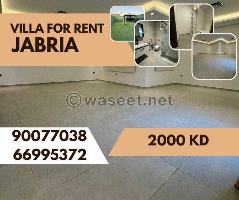 Villa for rent in Jabriya 3