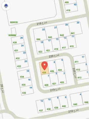 Land for sale in Khairan residential corner