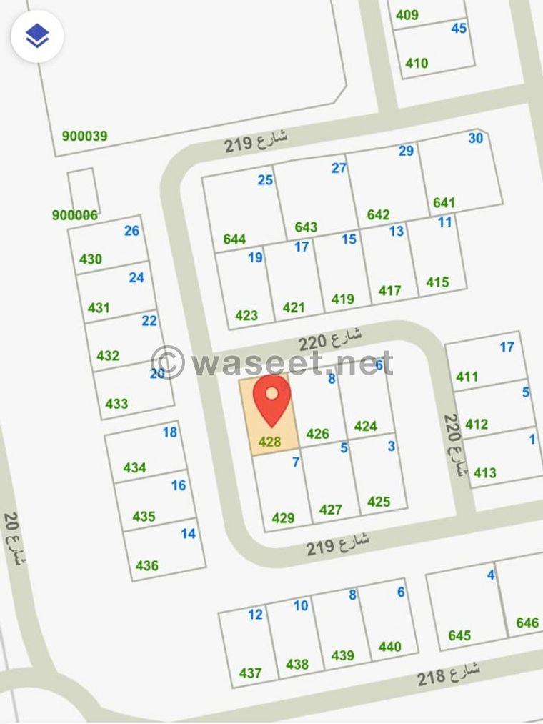 Land for sale in Khairan residential corner 0