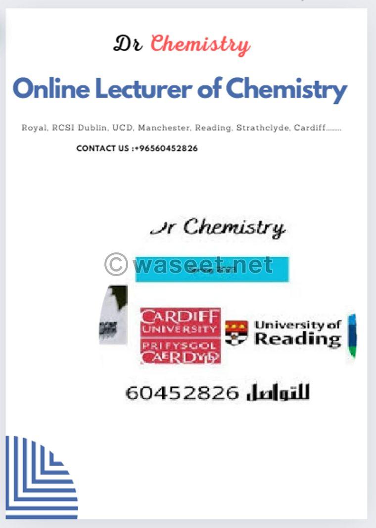 Doctor of Chemistry to teach chemistry 1