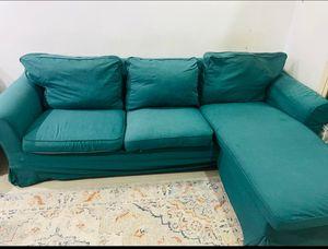  Ikea sofa with chaise longue