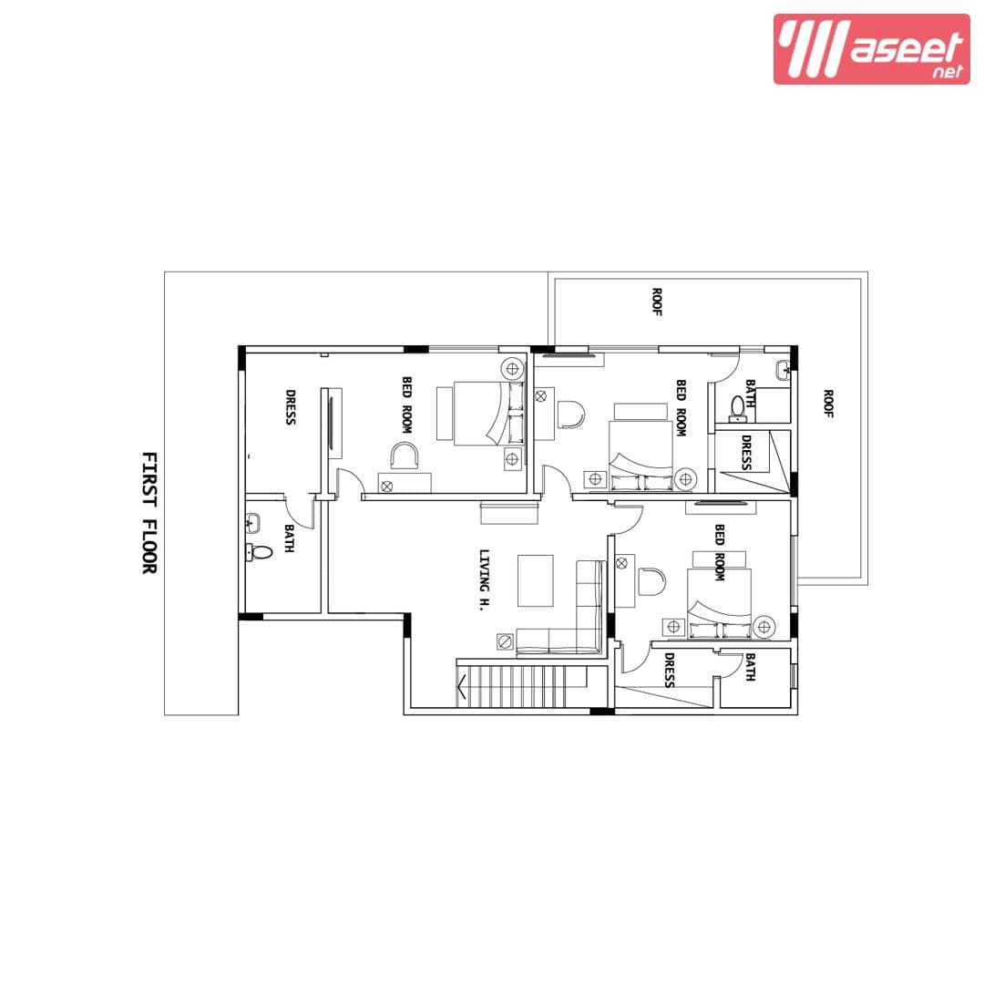 For rent a luxury duplex house  1