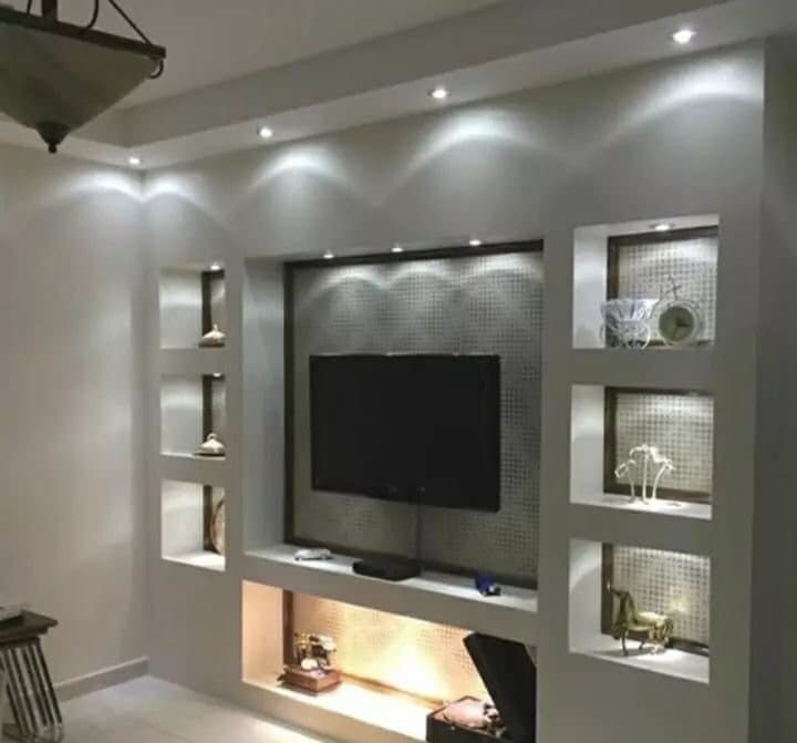Gypsum board partition 1
