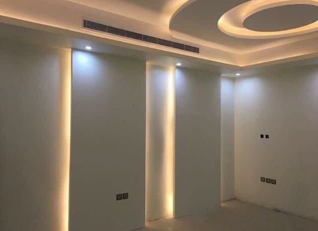 Gypsum board partition