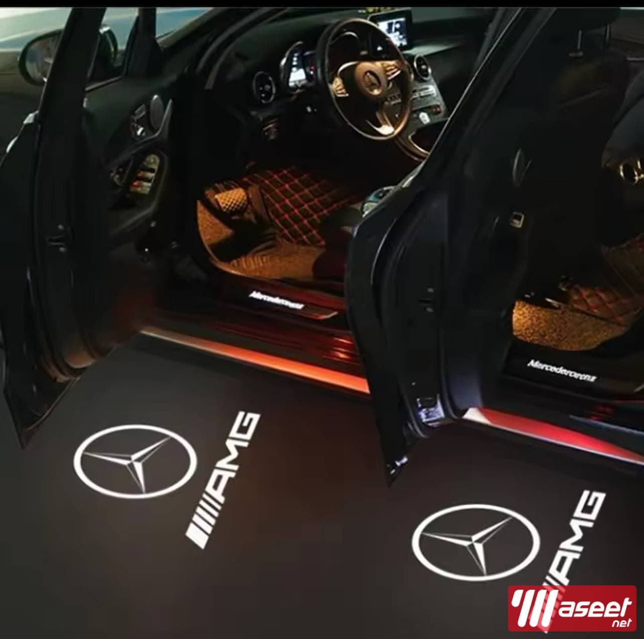 Welcome light projector for Mercedes Benz AMG SLK SLR 3