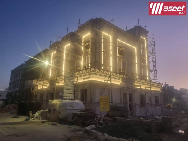 All internal and external electrical work is finished