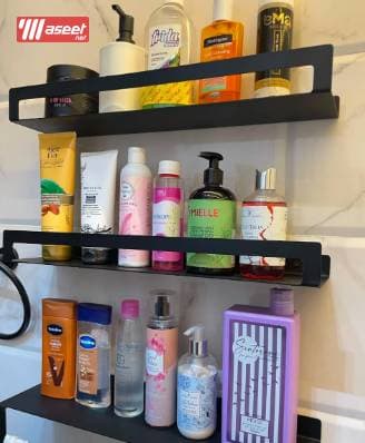 A set of shelves for a bathroom organizer  7