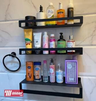 A set of shelves for a bathroom organizer  9