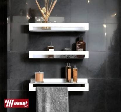A set of shelves for a bathroom organizer  11