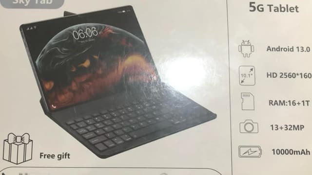 For sale a new tablet in the carton