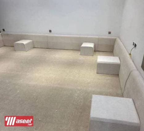 Tailored backrest diwaniyas, sessions