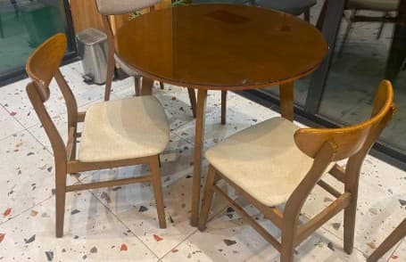 For sale two tables with six chairs 0