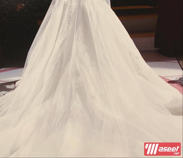 The wedding dress is a single dress