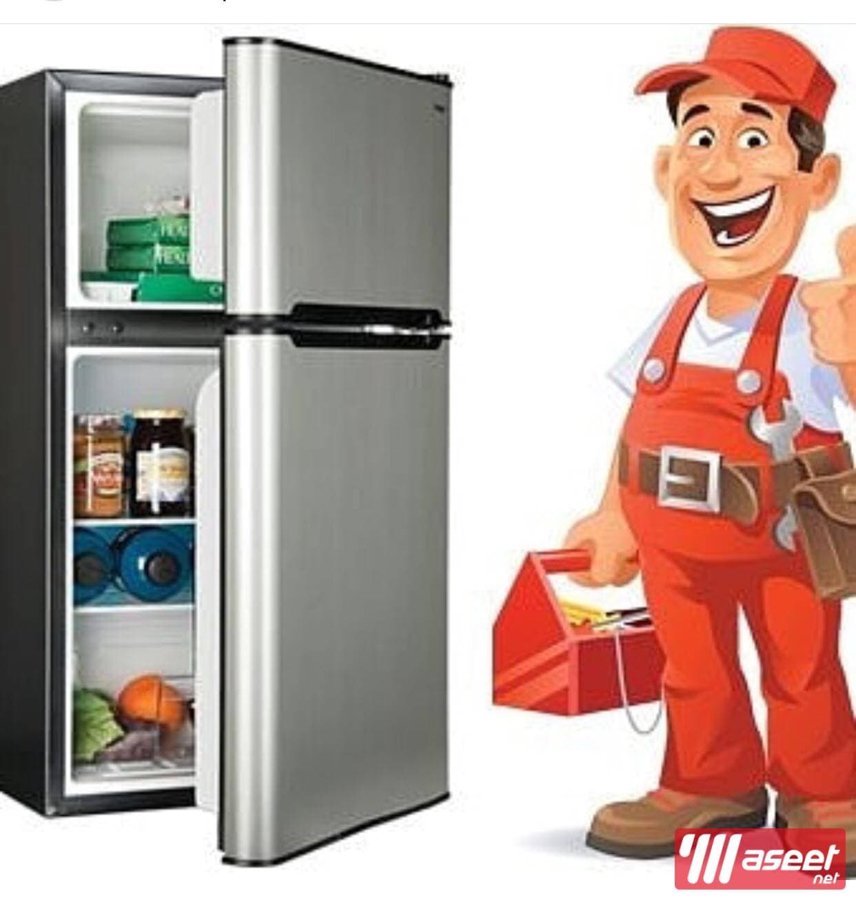 Repairing refrigerators and cookers 1