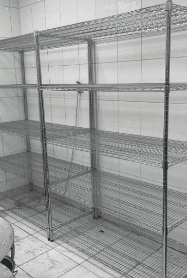 storage shelves 3