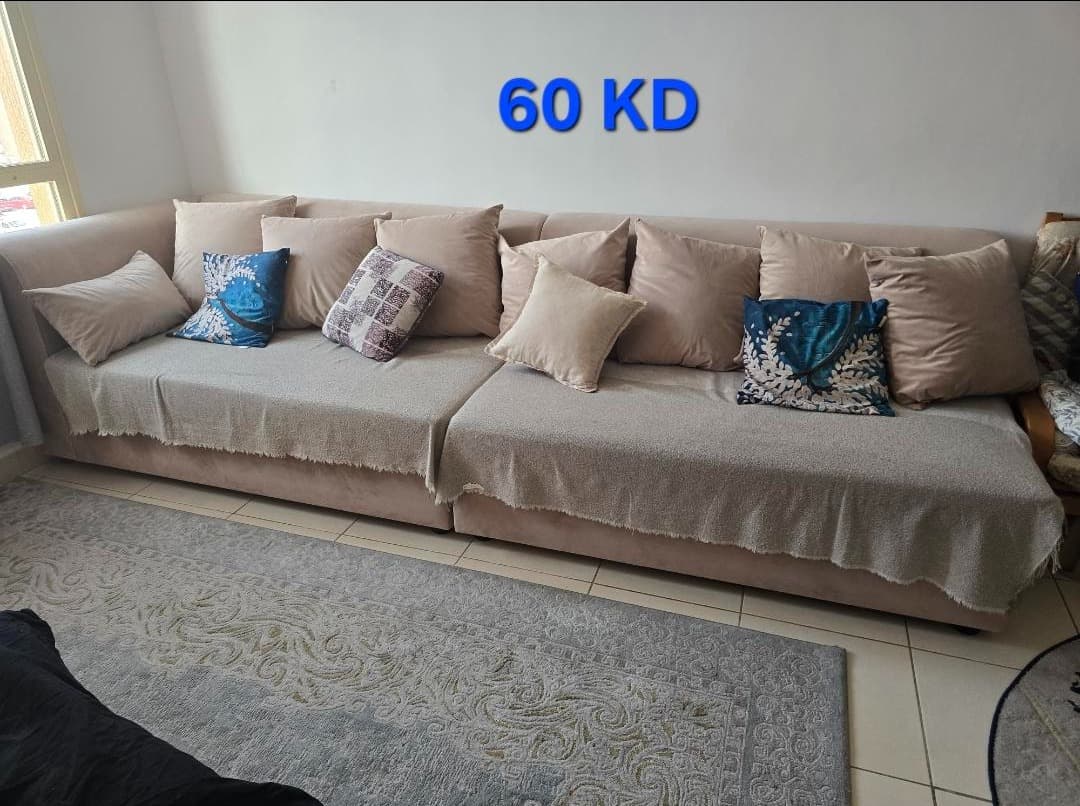3-piece sofa letter L 0