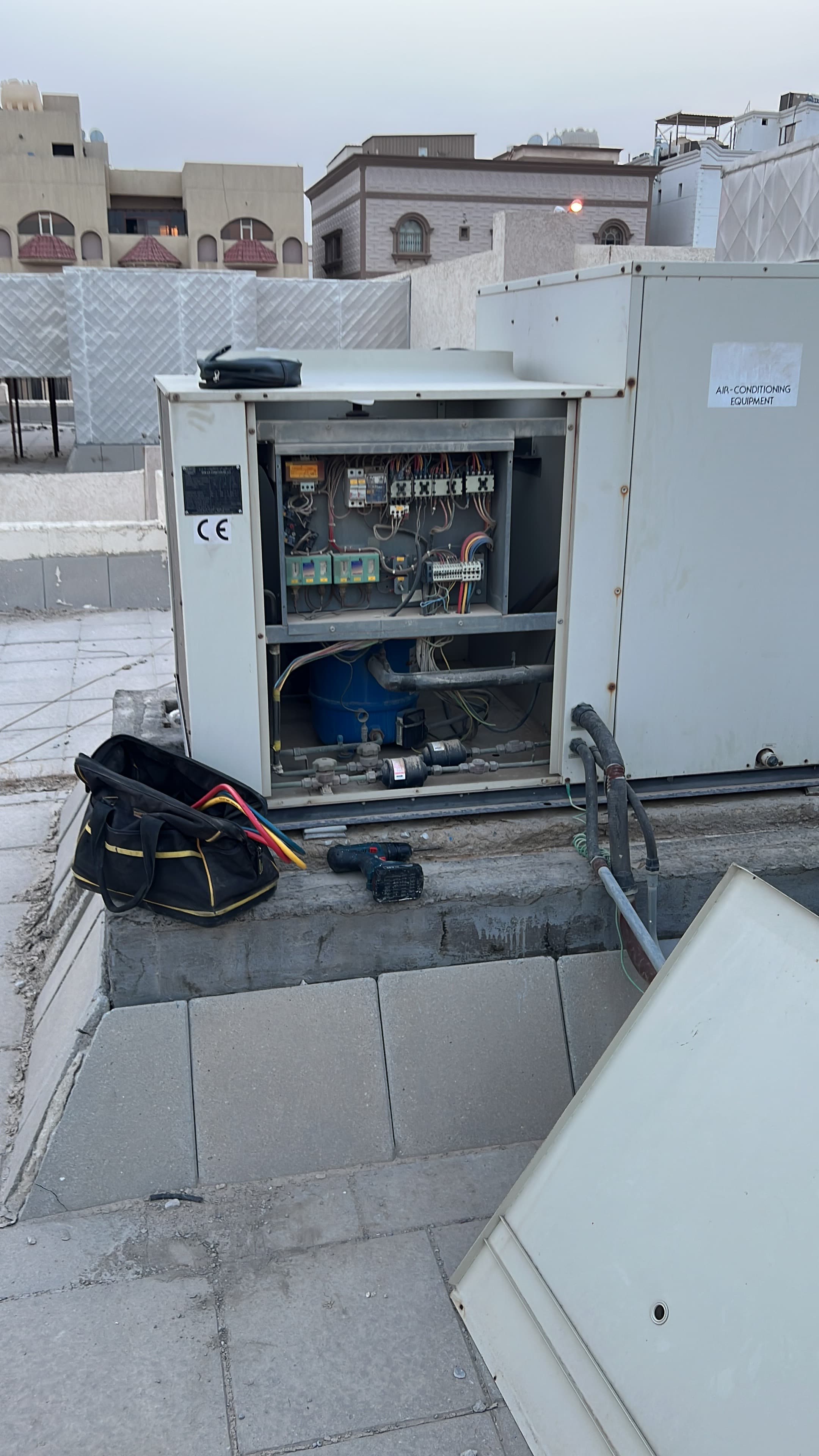 Maintenance of central air conditioning and units 2
