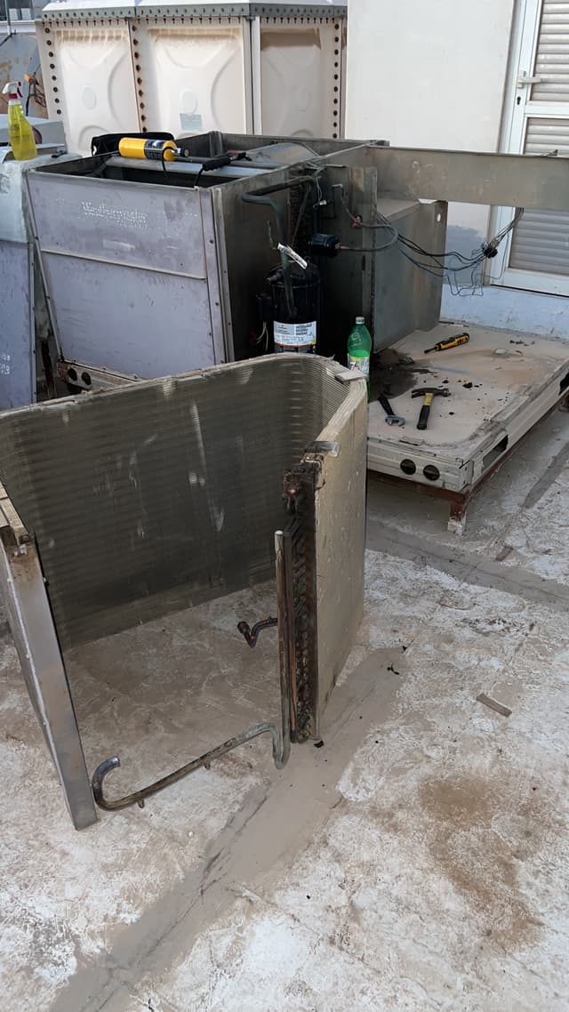 Maintenance of central air conditioning and units