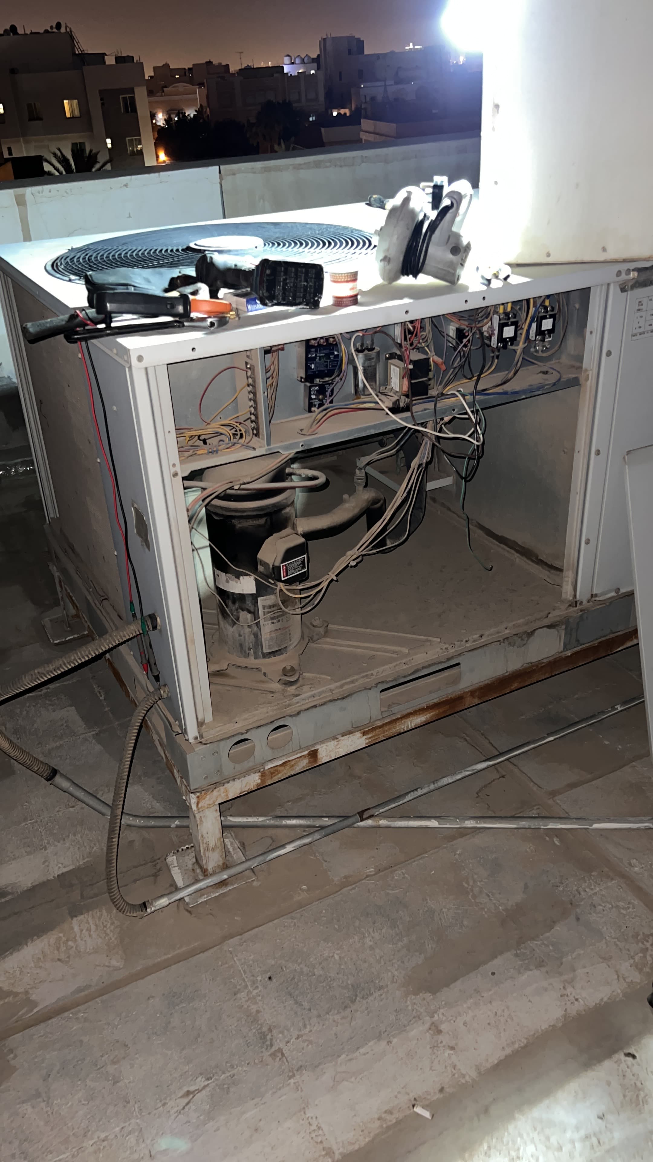 Maintenance of central air conditioning and units 5