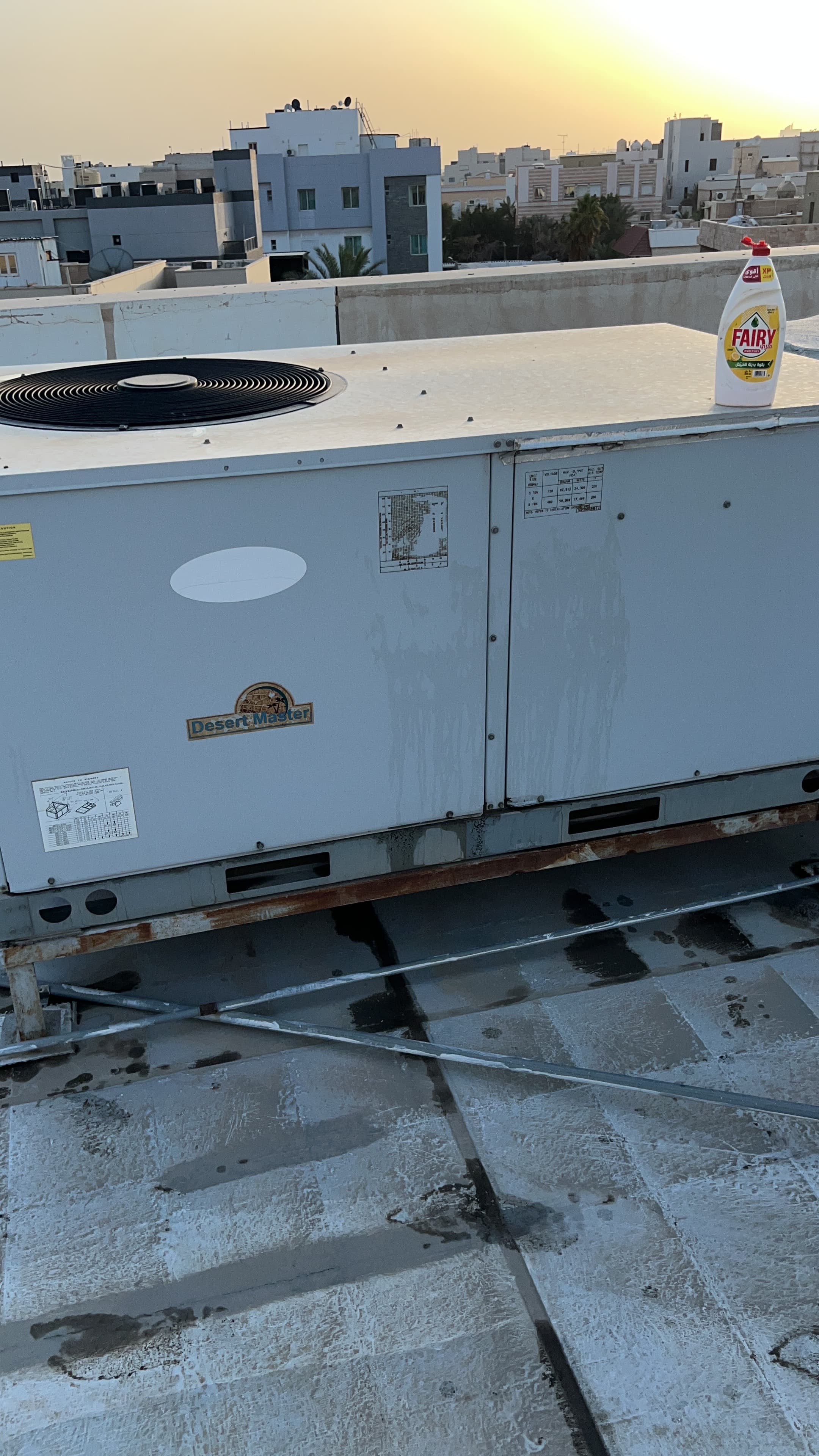 Maintenance of central air conditioning and units 6