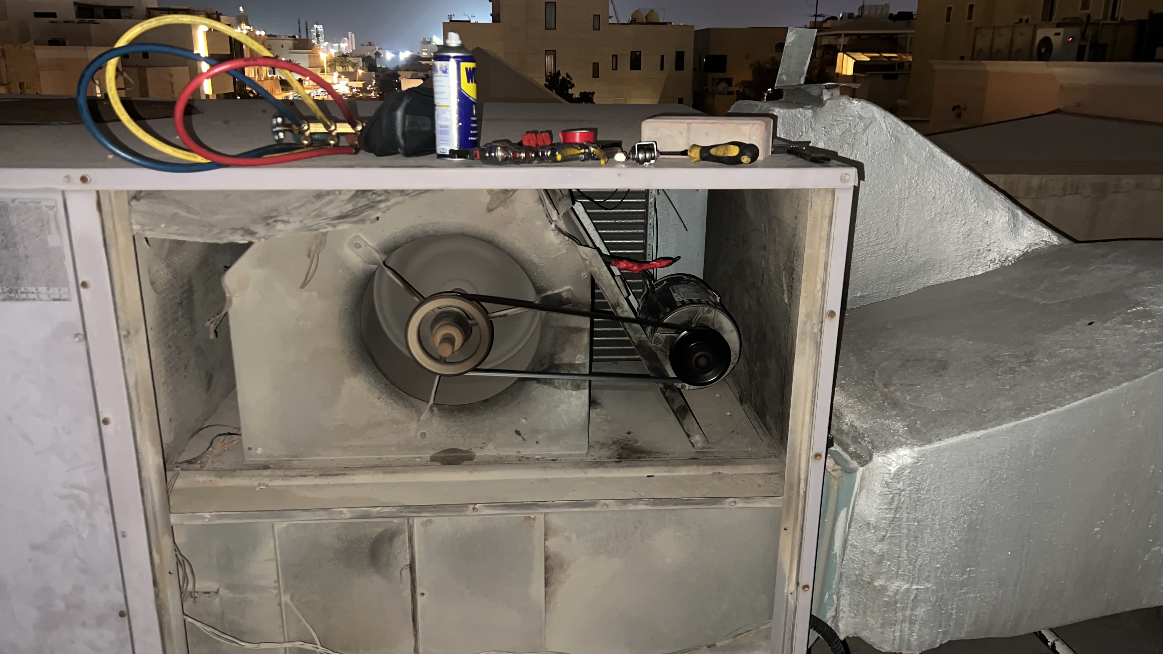 Maintenance of central air conditioning and units 10
