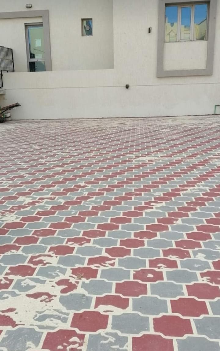 مقاول جميع انواع البلاط المتداخل والكربستون 5