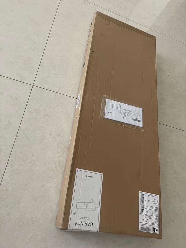 Low cabinet with zipper door (new)
