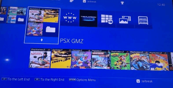 PlayStation 4 with Jailbreak 3