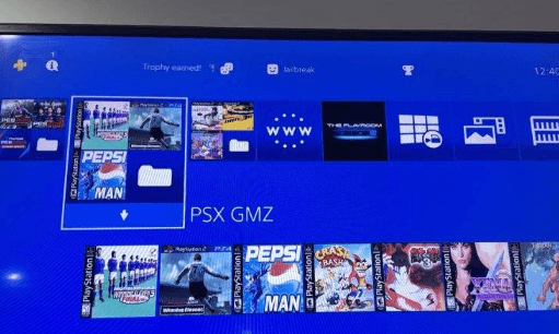 PlayStation 4 with Jailbreak 4
