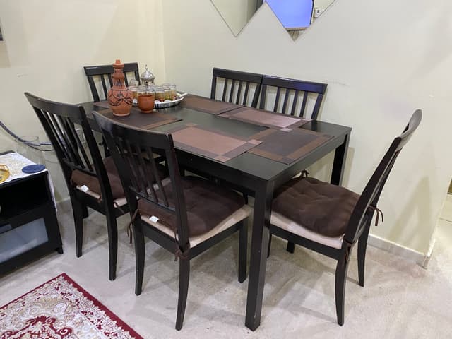 Malaysian dining table