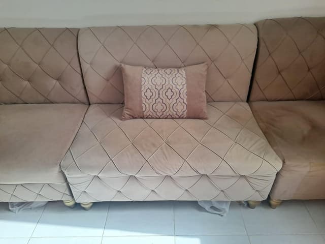 5-seater light sofa