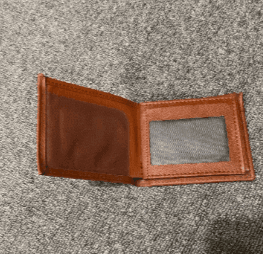 Brown men's wallet 1