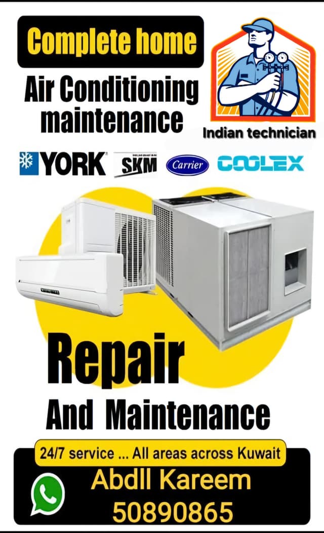 Air conditioning technician service