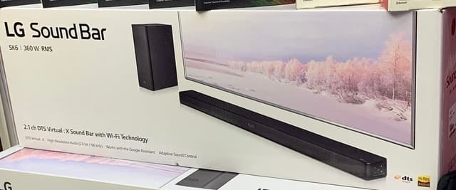 LG soundbar speaker