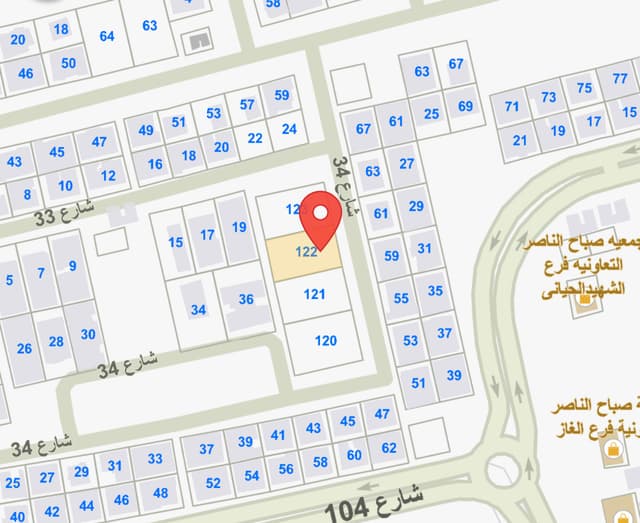 ارض للبيع في صباح الناصر