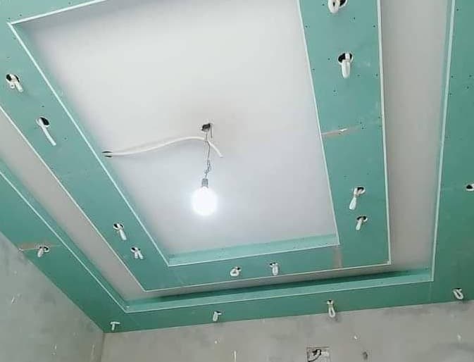 Gypsum board partition 1