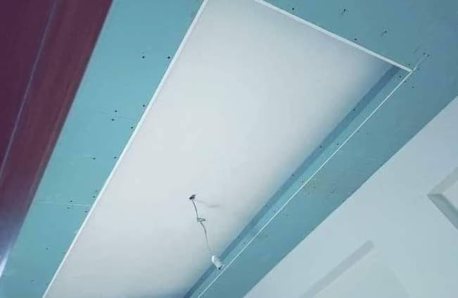 Gypsum board partition 2