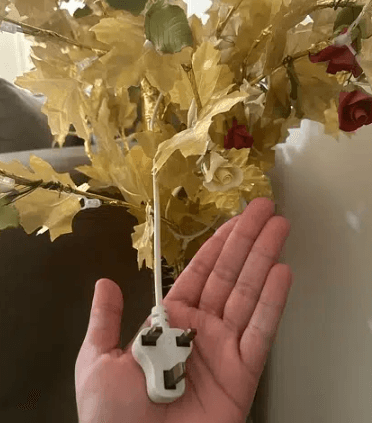 Golden artificial tree 3
