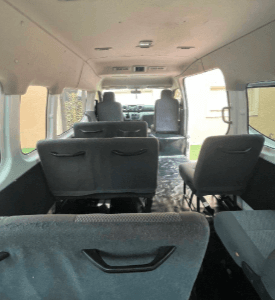Nissan passenger bus for sale with a high roof 3