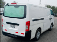 Nissan bus for sale with refrigerator locked 4