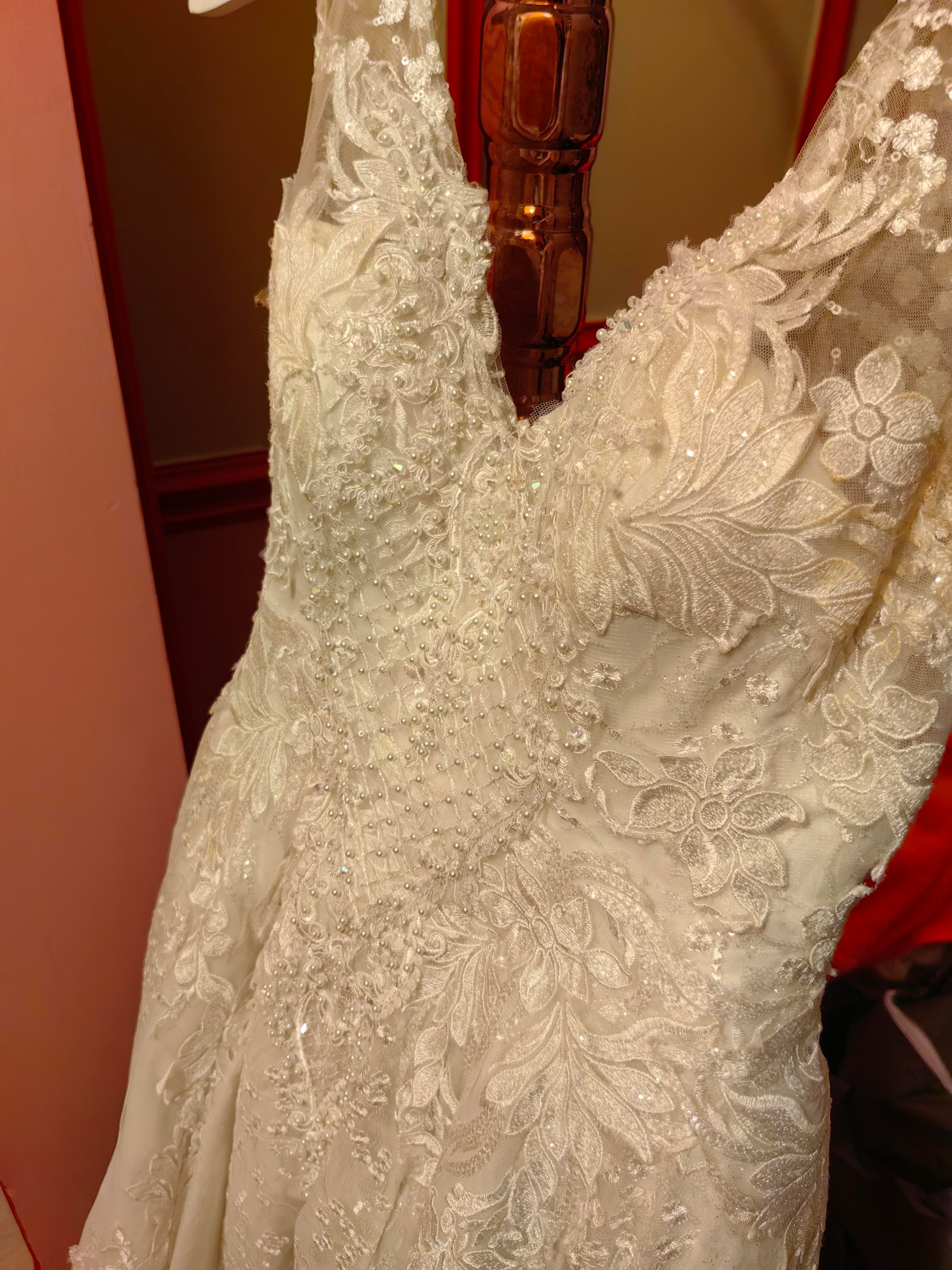 We have a wedding dress alone 2