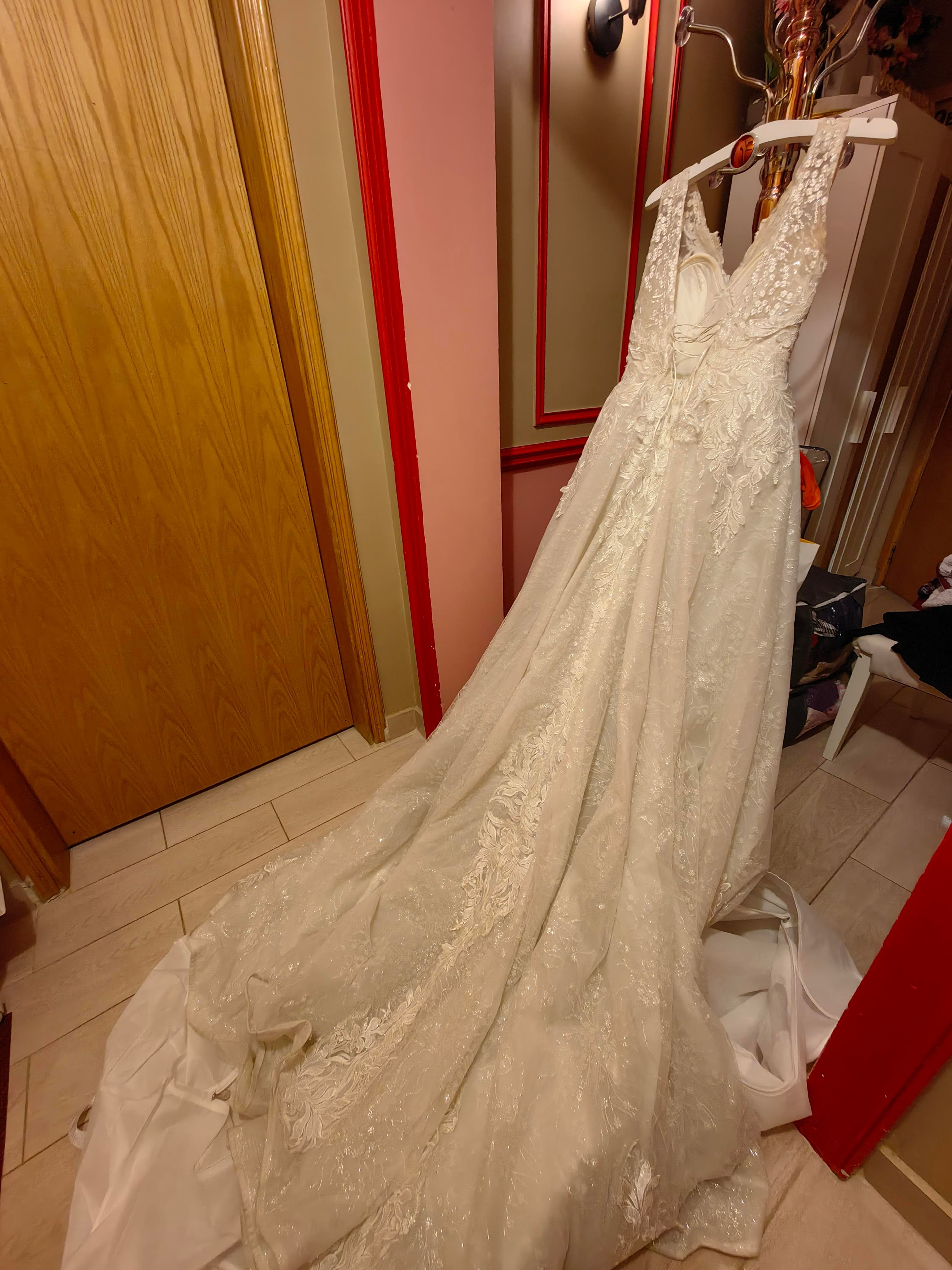 We have a wedding dress alone 3