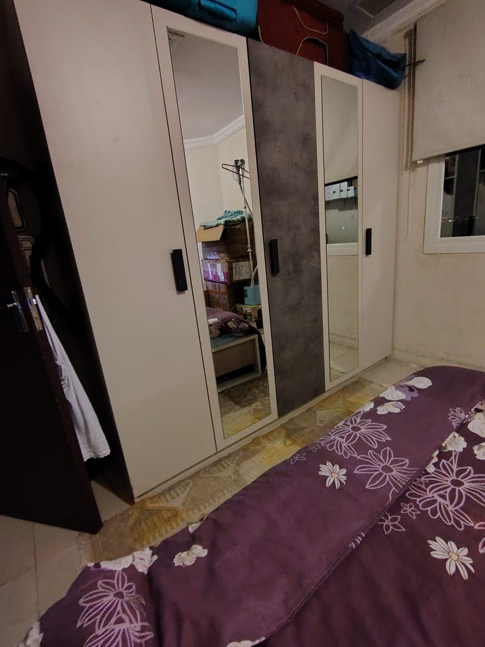 For sale bed, wardrobe 2
