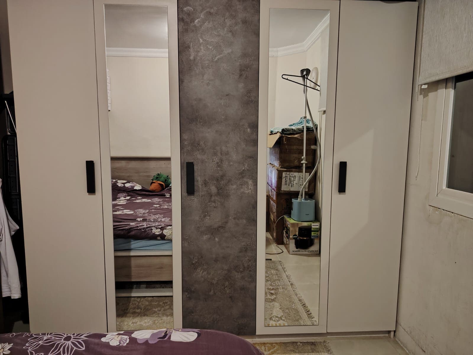 For sale bed, wardrobe 0