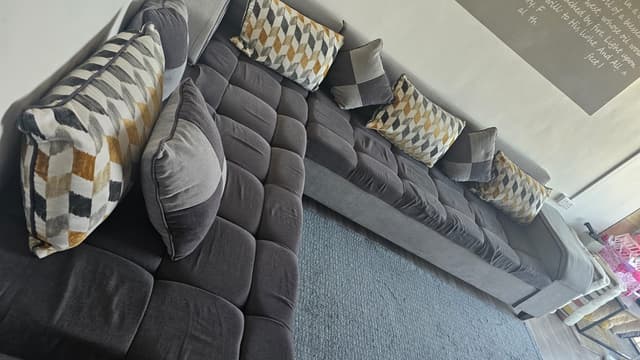 American style corner set made by Turkey in two pieces