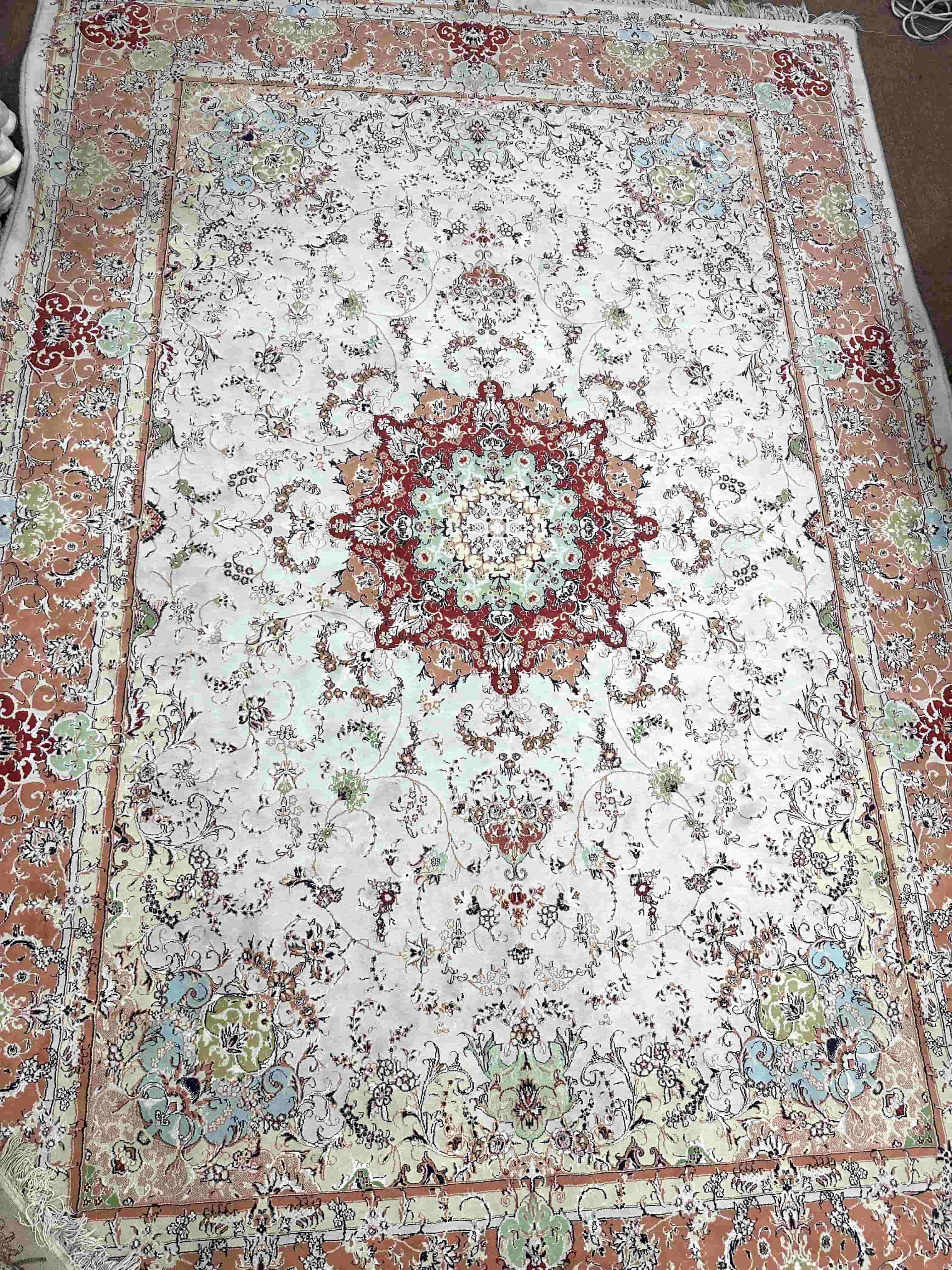 Iranian white carpet  Iranian white carpet